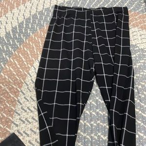 Black and white tights